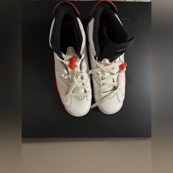 Jordan Other - Nike Air Jordan 6 Retro BG White Infrared 6Y